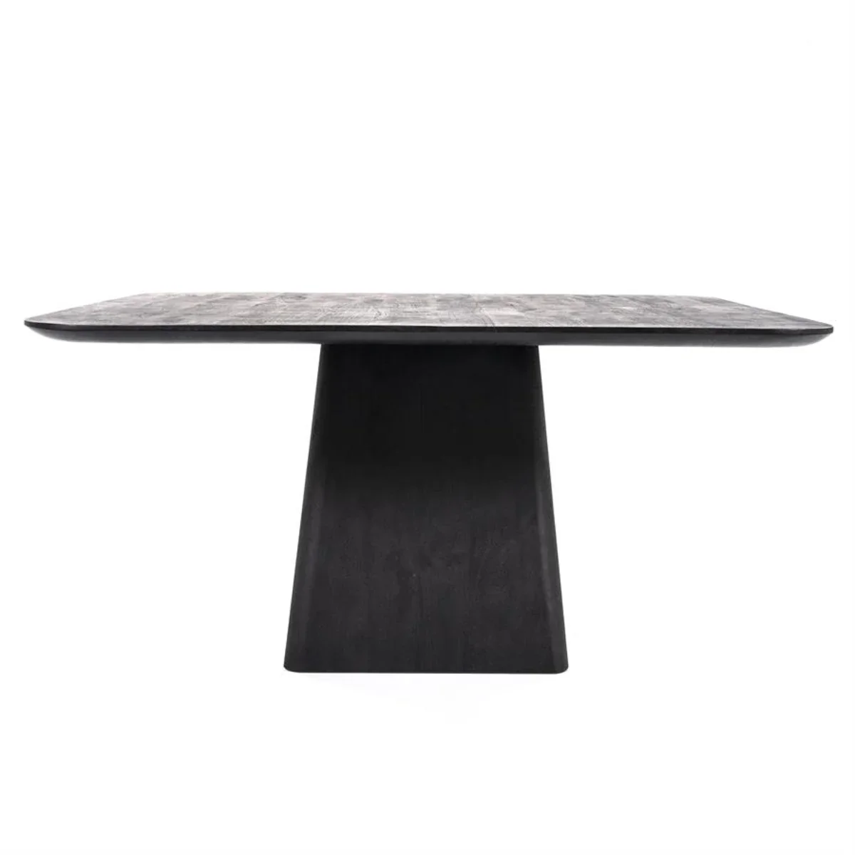 Aron 150x76 ruokapöytä 150x150x76 cm puu musta