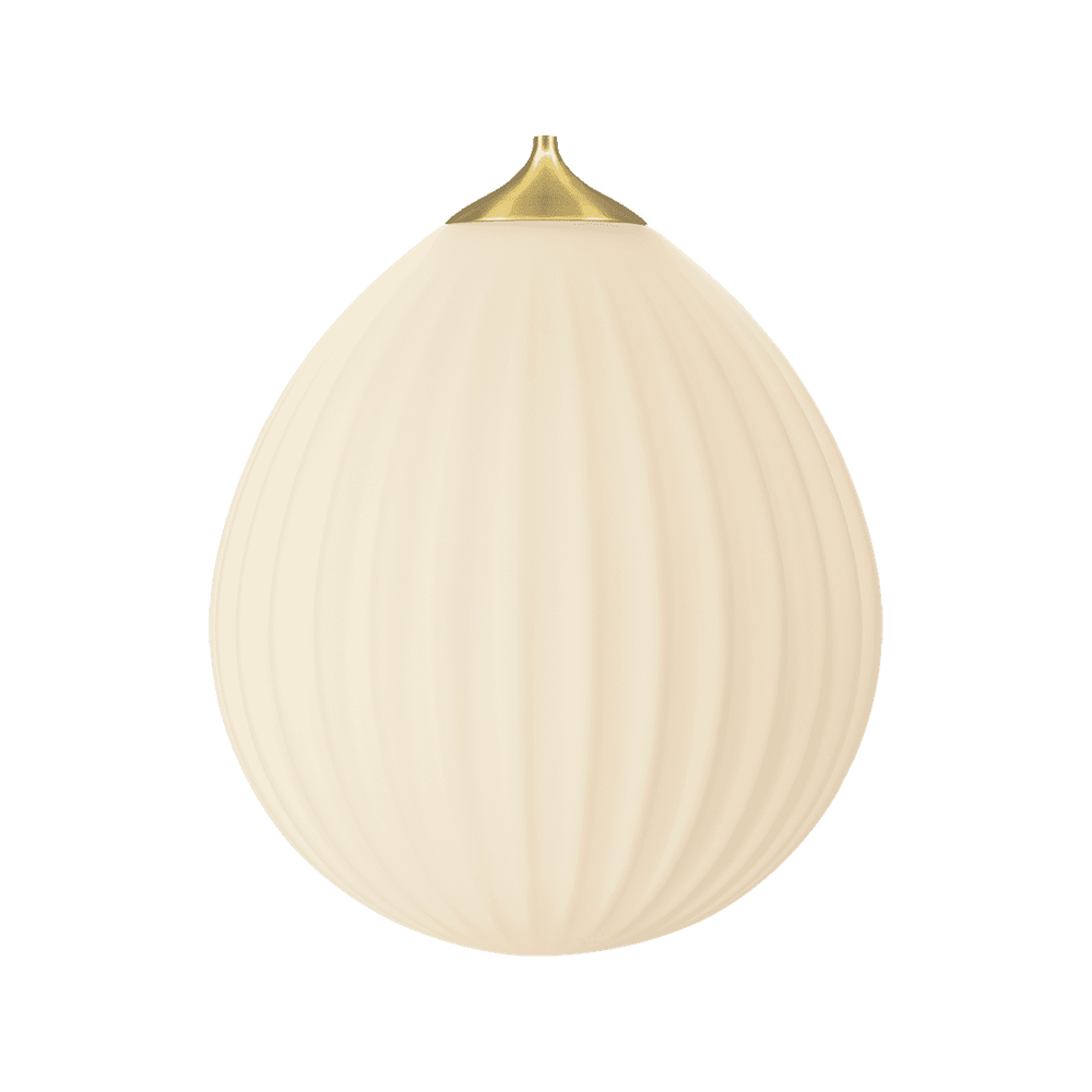 Maailman ympäri -lampunvarjostin Ø35 cm White/Brushed Bras