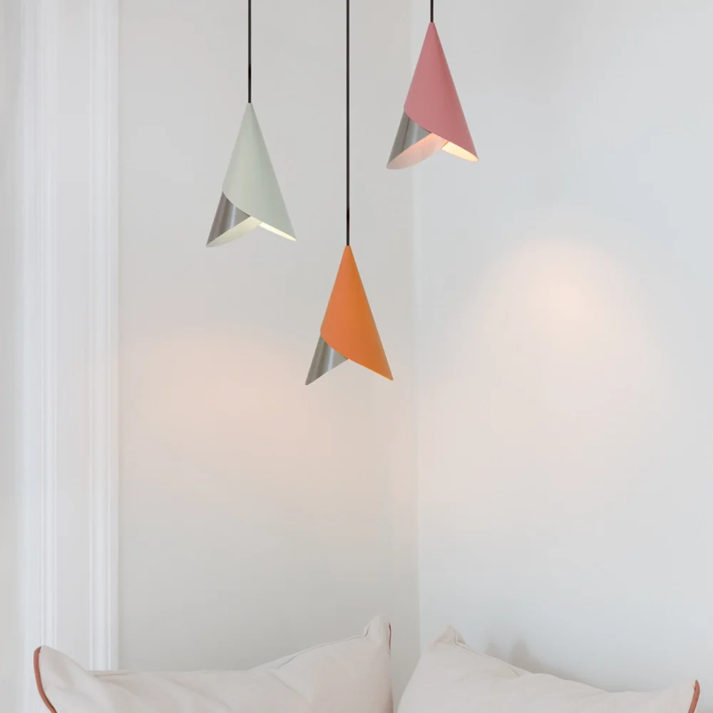 Cornet Lampunvarjostin Nuance Orange/Steel