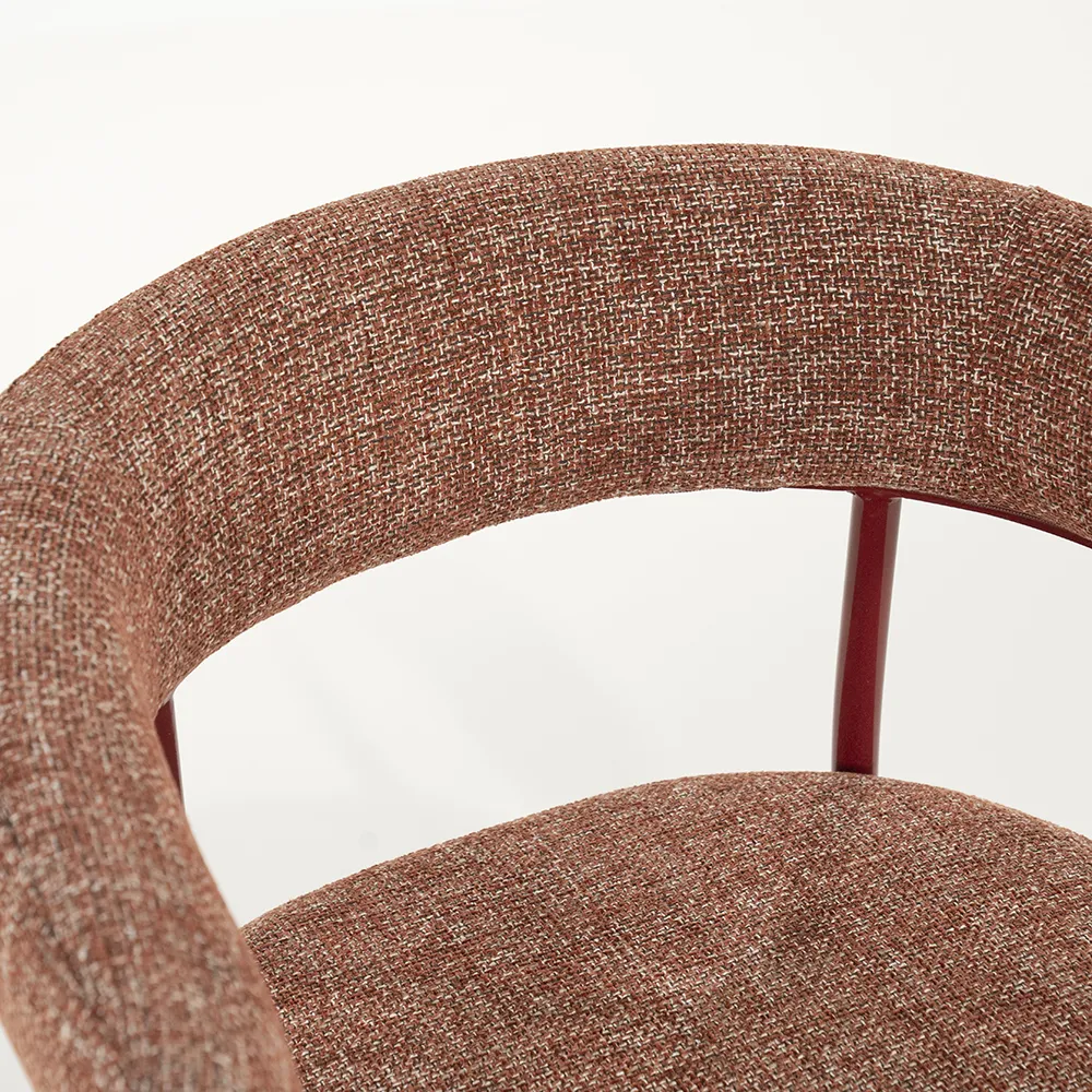 Käsinojallinen tuoli Yovi Burgundy