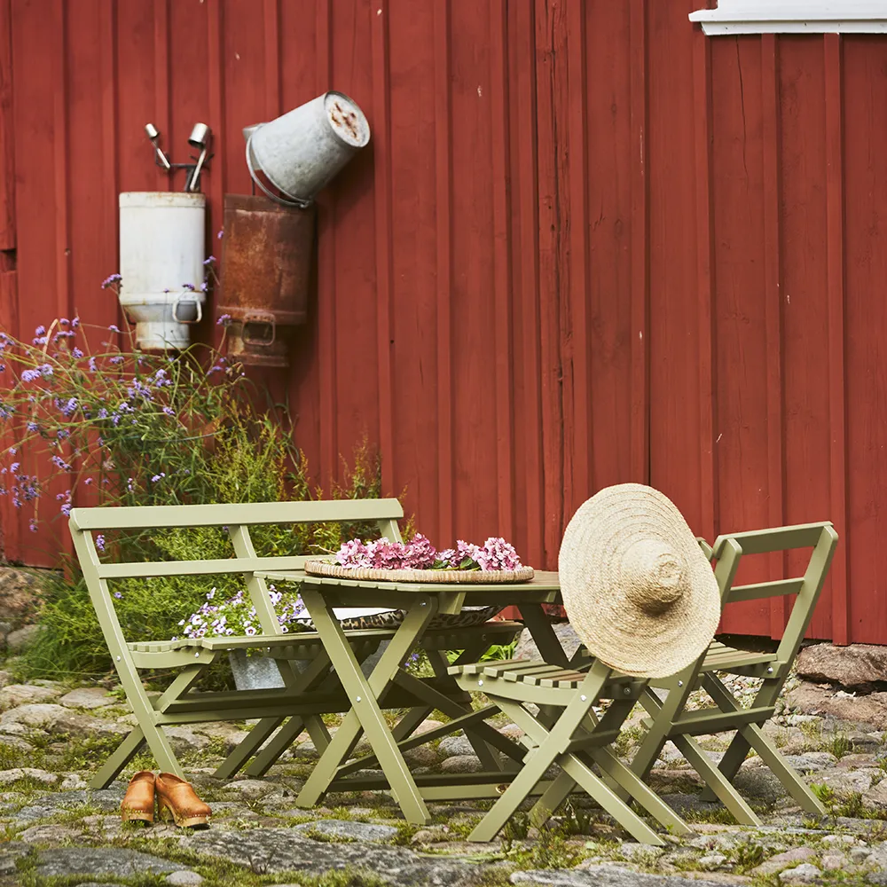 Torpet tuoli vihreä mänty