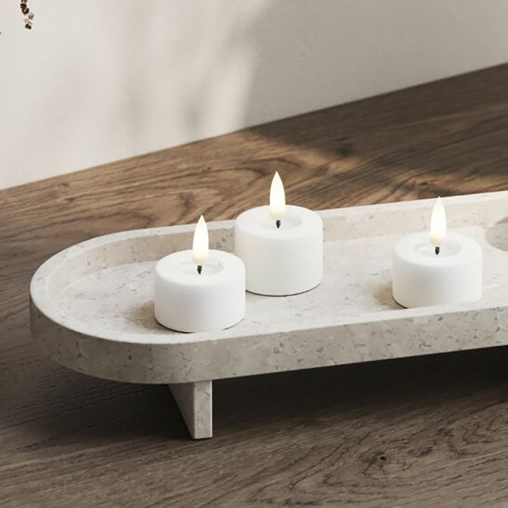  LED-teevalo 2 kpl 4,1x4,5 cm valkoinen