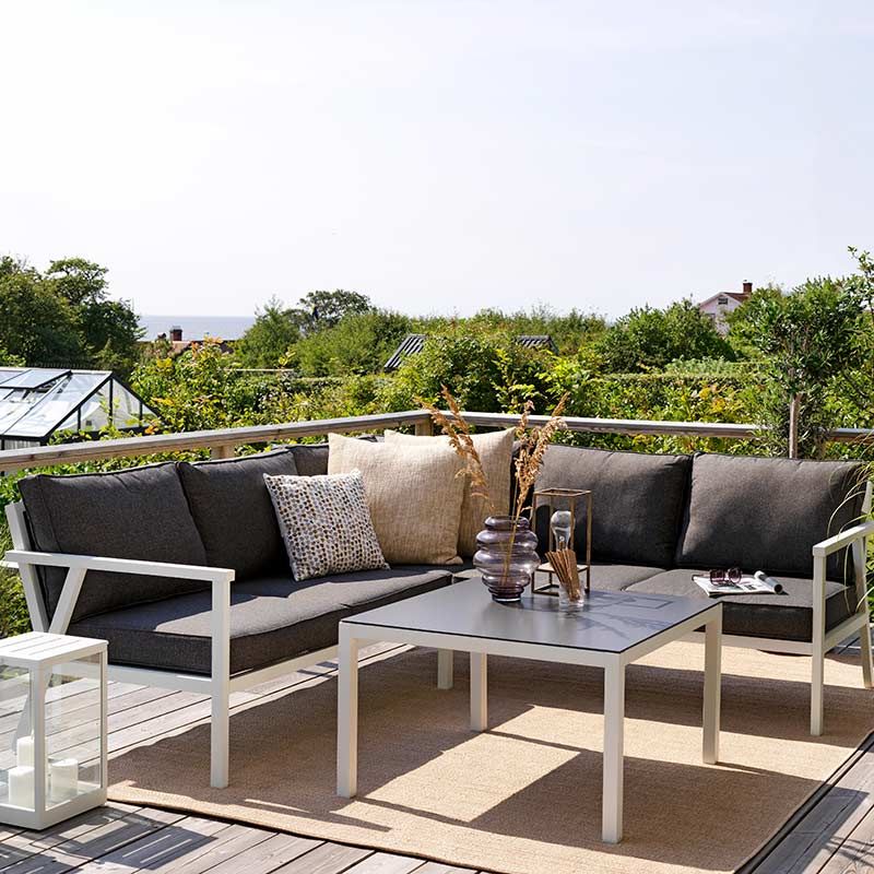 Rana kulmaryhmä matala oikea valkoinen Brafab