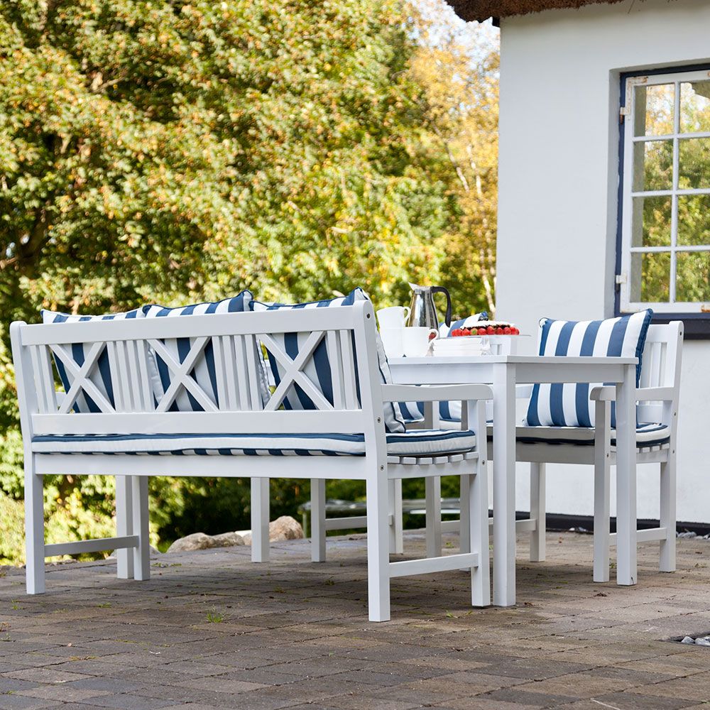 Rosenborg 80x165 cm pöytä valkoinen 