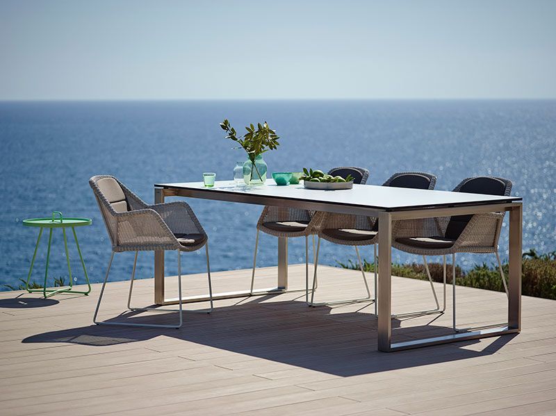 Breeze Käsinojalliset tuoli valkoinen