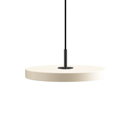 Asteria Plus Mini Ø31 cm kattovalaisin Pearl White/musta