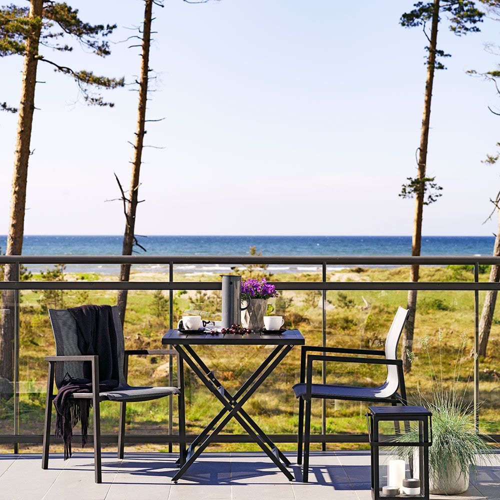 Wilkie taittopöytä 72 x 120 cm musta Brafab