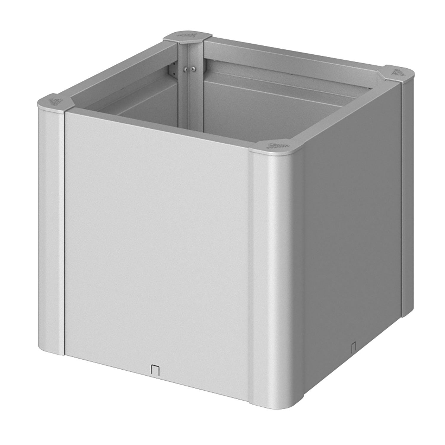 Belvedere istutusallas mini koko 50 metallic hopea