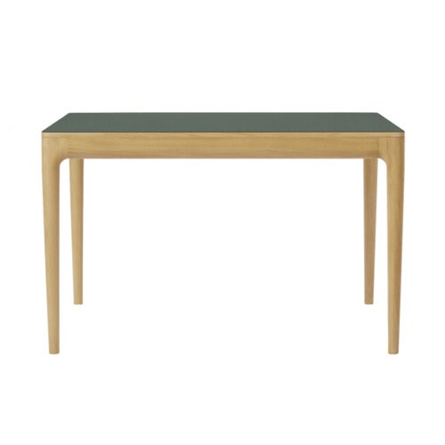 Heart'n'Soul-ruokapöytä 120/220x90x75 tammi/sammalevihreä