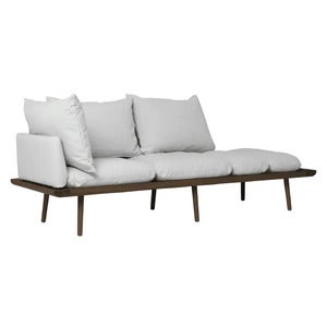 Lounge Around  3-istuttava sohva Dark Oak/Sterling