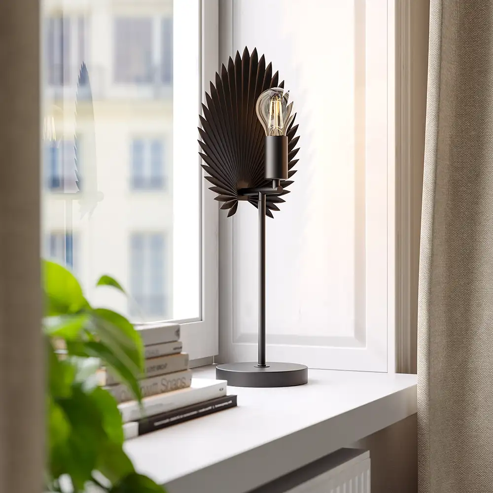 Aruba pöytävalaisin H55 Musta 