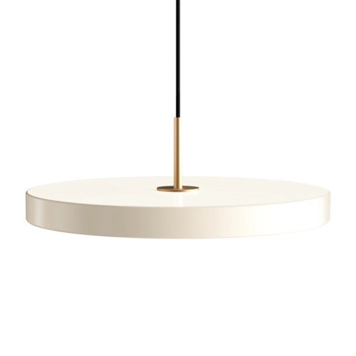 Asteria Plus Kattovalaisin Ø43 cm Pearl White