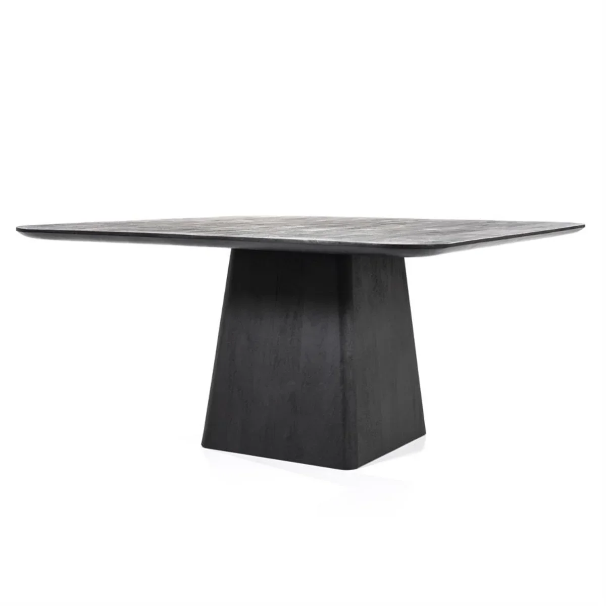 Aron 150x76 ruokapöytä 150x150x76 cm puu musta