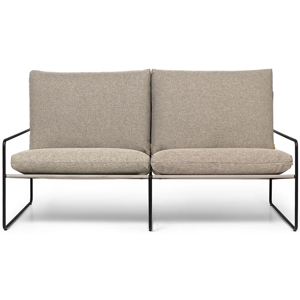 Desert 2-istuttava sohva Black/Dark Sand