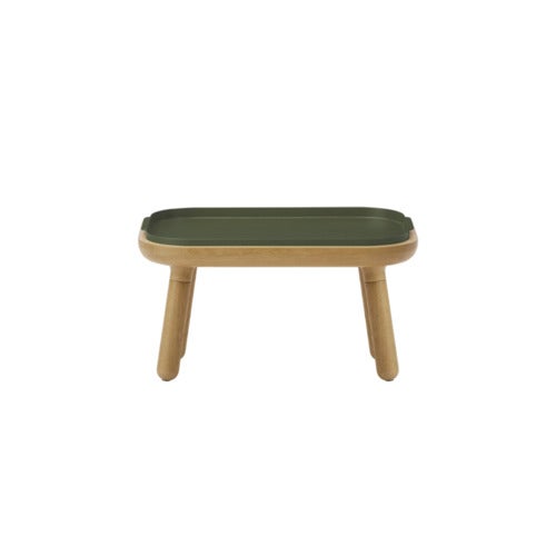 Paff Sivupöytä matala tammi/Olive Green