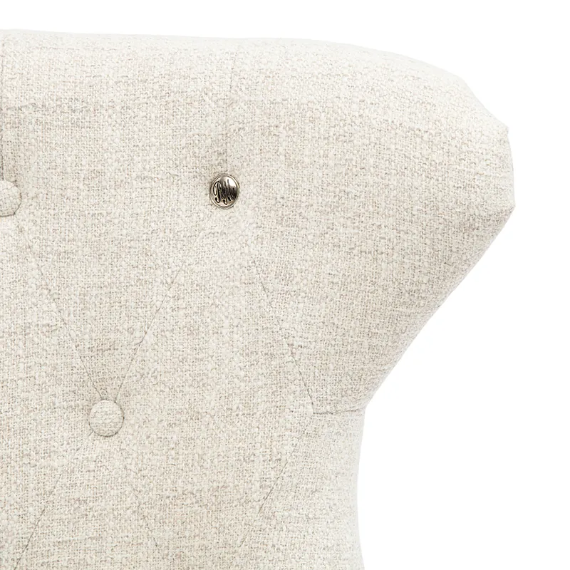 George ruokapöydän tuoli rich tweed antique white