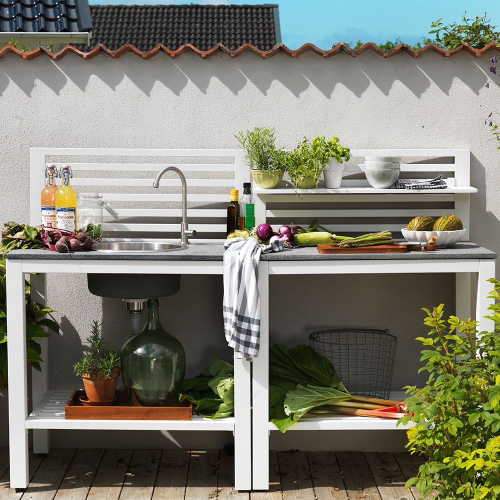 Bellac ulkokeittiö valkoinen Brafab