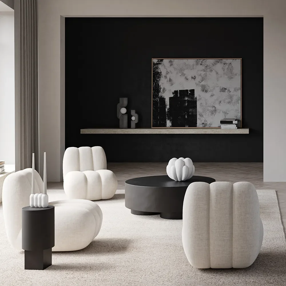 Big Foot Soffbord stort - Kahvi