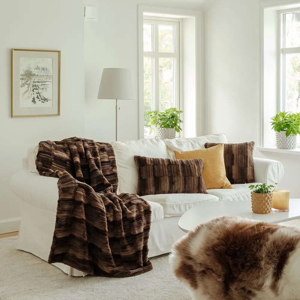 Browny Huopa 120x180 cm Chocolate