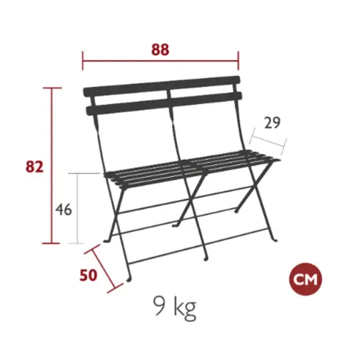Bistro 2-istuttava sohva Acapulco blue
