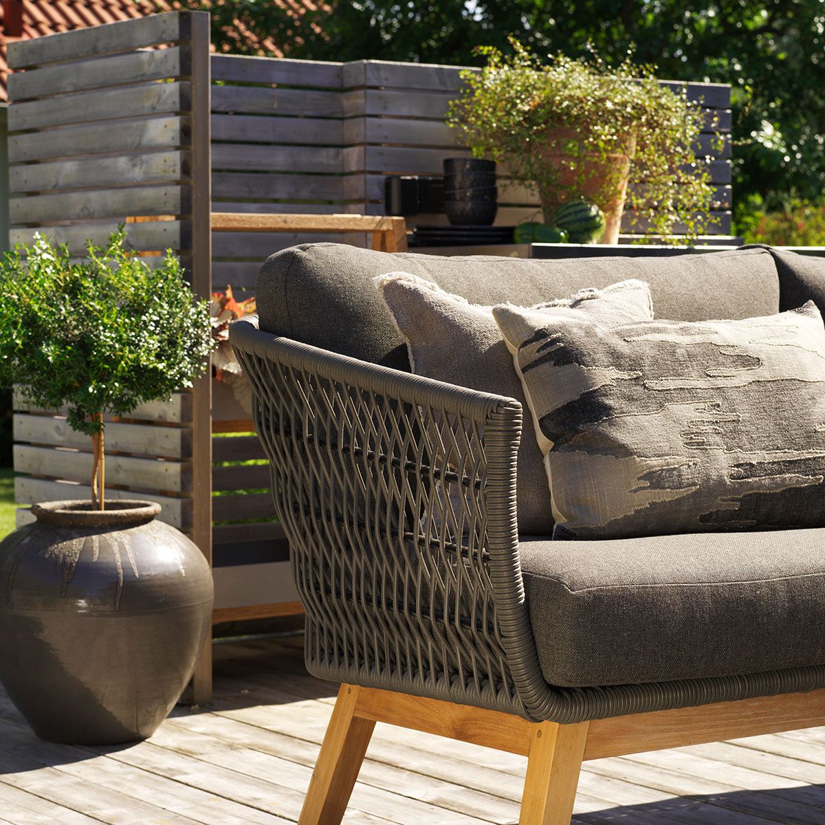 Kenton 3-istuttava sohva harmaa/harmaa Brafab 