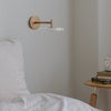 Asteria Wall Short Seinävalaisin Ø 15 cm Pearl White