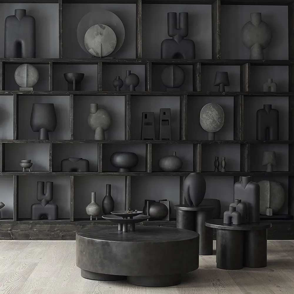 Big Foot -sohvapöytä, korkea - kahvi