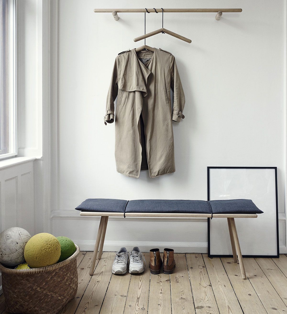 Georg penkki 124x38 cm tammi