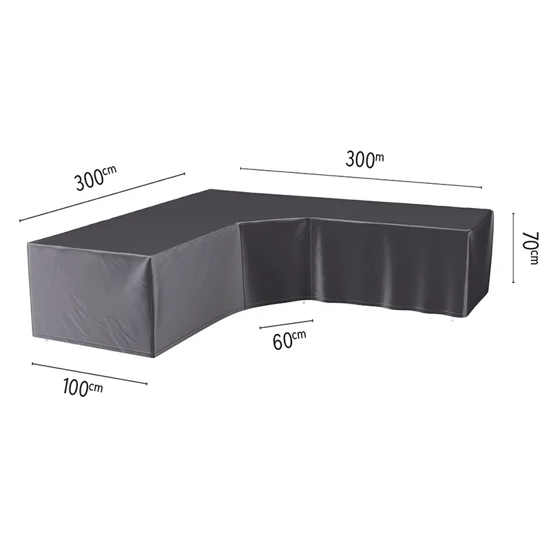 Lounge cover L/ Trapeze 300x300x100xH70
