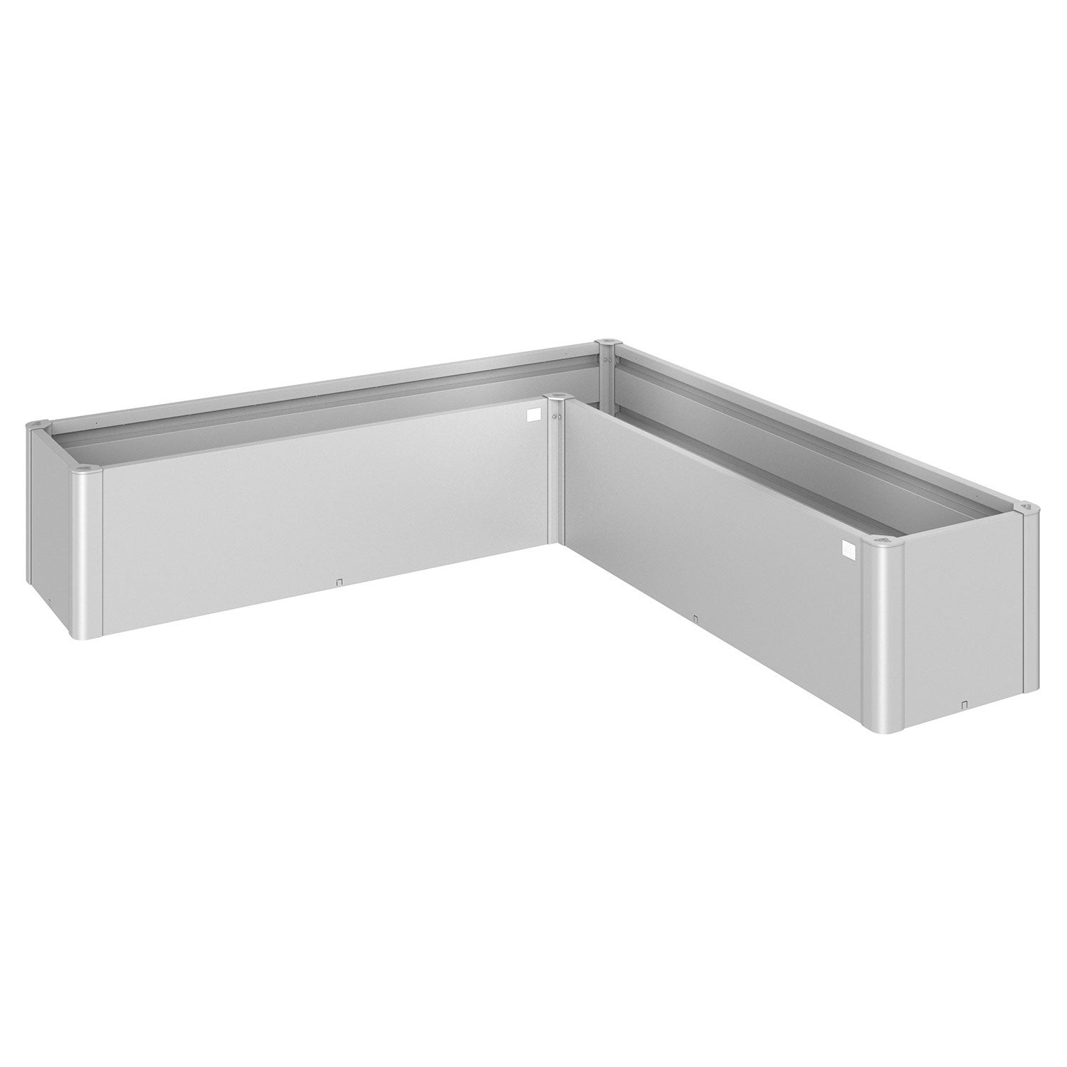 Belvedere istutusallas mini koko l200 metallic hopea