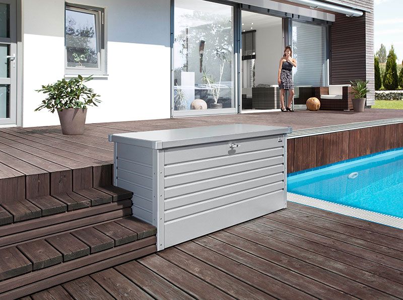 LeisureTime Box 130 metallic quartz grey Biohort 