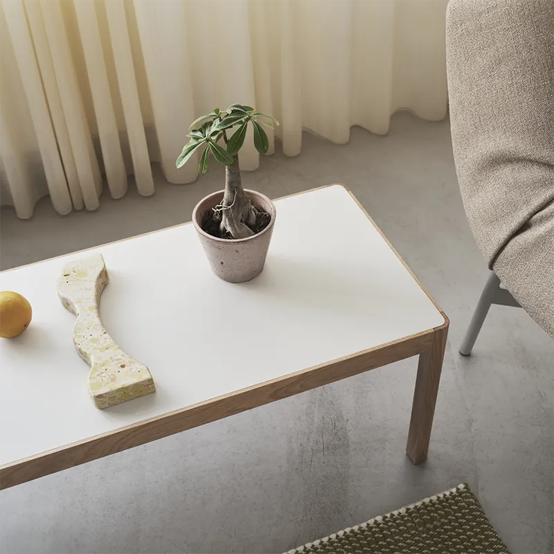 Workshop sohvapöytä 43 x 120 cm - Warm Grey Linoleum