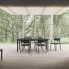 Linear Steel Ruokapöytä 140X75 cm Anthracite Black