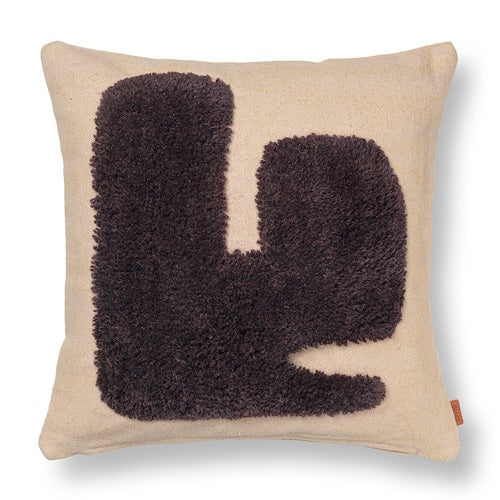 Lay Tyyny 50x50 Sand/Dark Brown