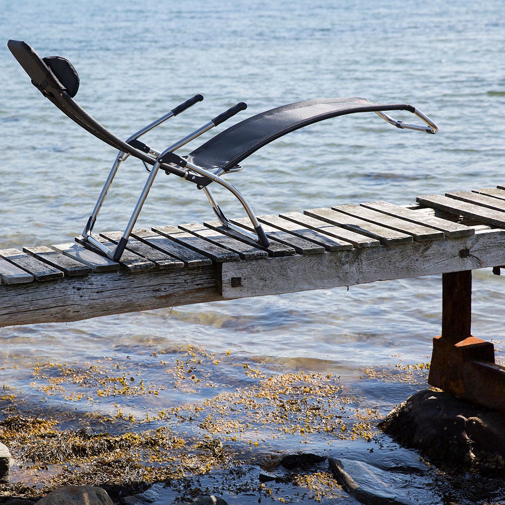 Samba aurinkotuoli grey textilene/alumiini