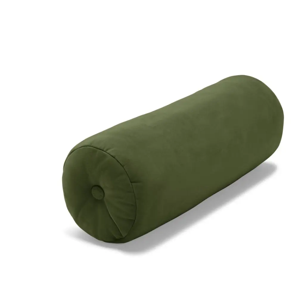 recycled puff rolster tyyny velvet deep green