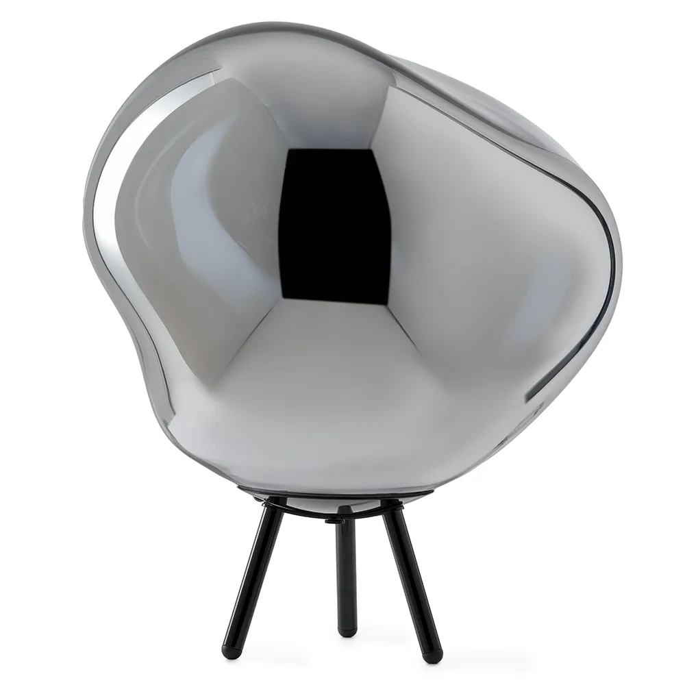 Melt Portable Large lattiavalaisin Silver LED