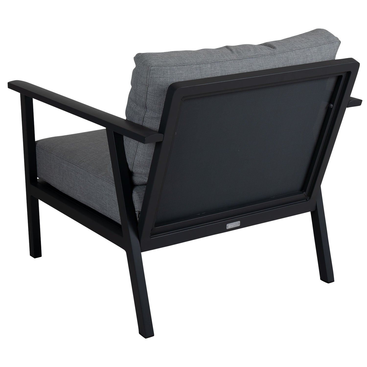 Samvaro nojatuoli antrasiitti / pearl grey Brafab