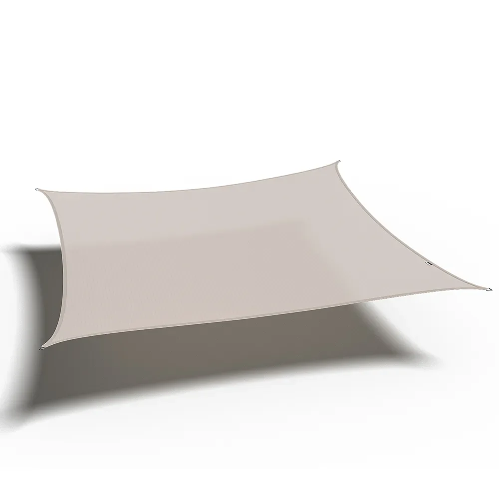 Coolfit aurinkopurje neliö 360x360cm green greige