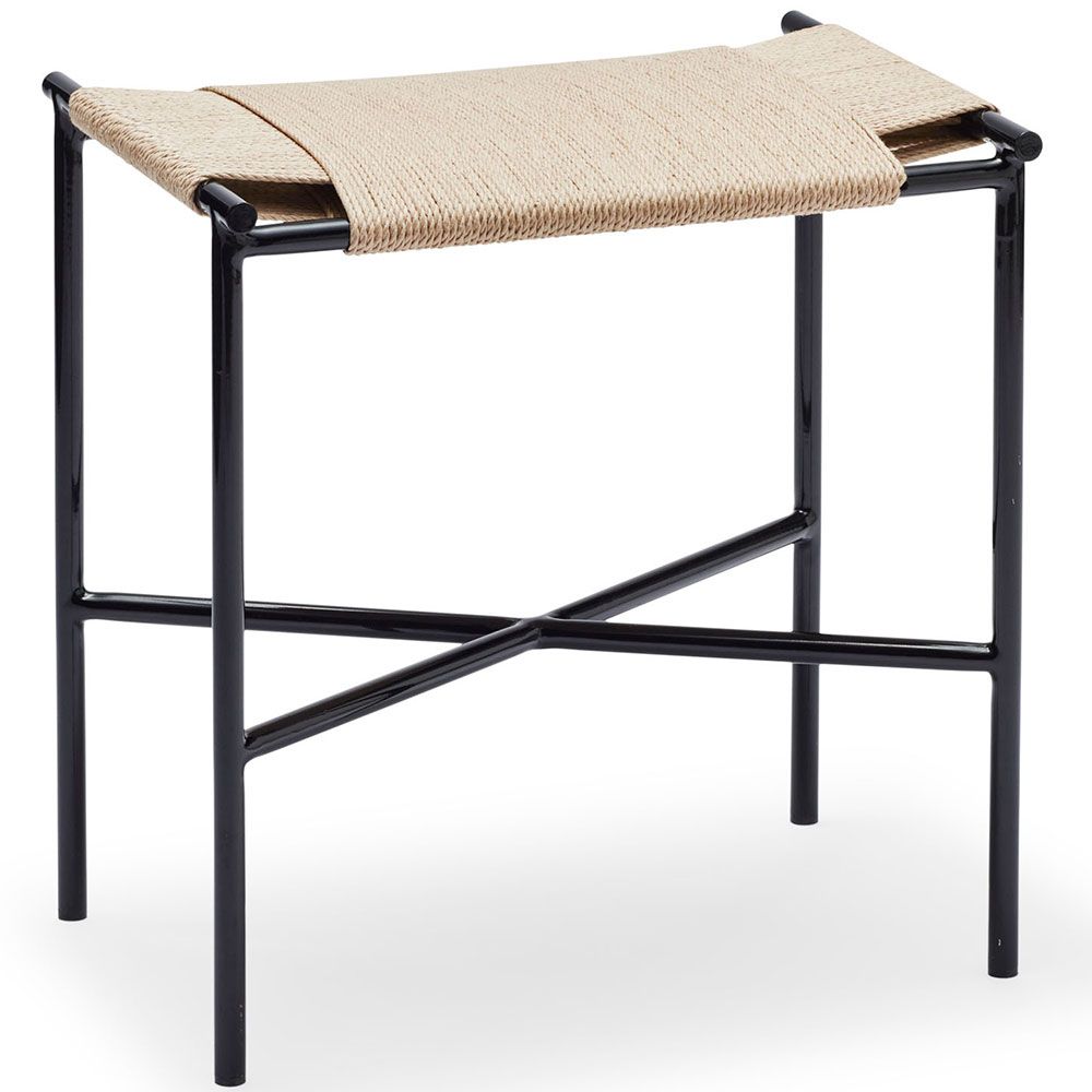 Vent jakkara musta / luonnonväri rottinki