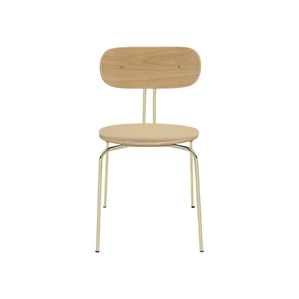 Curious ruokapöydän tuoli tammi/messinki Summer Shine