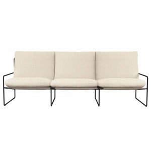 Desert 3-istuttava sohva Black/Off-white