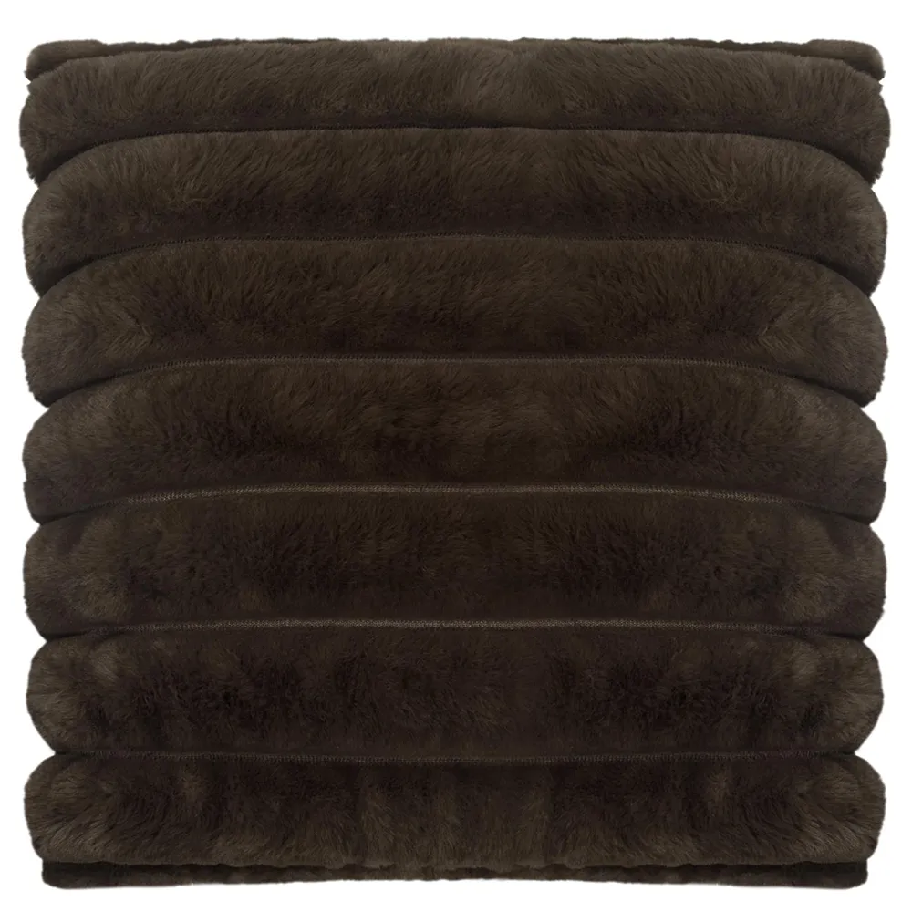 Wave koristetyyny 45x45 cm Darkbrown