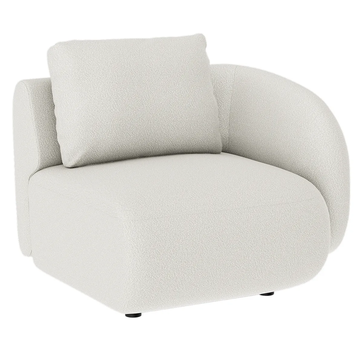 Artwood, Dixon 1-istuttava osa oikea Bouclé cream