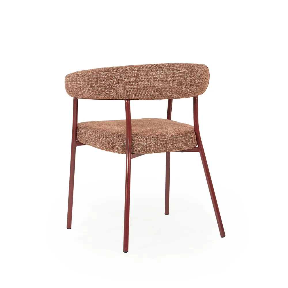 Käsinojallinen tuoli Yovi Burgundy