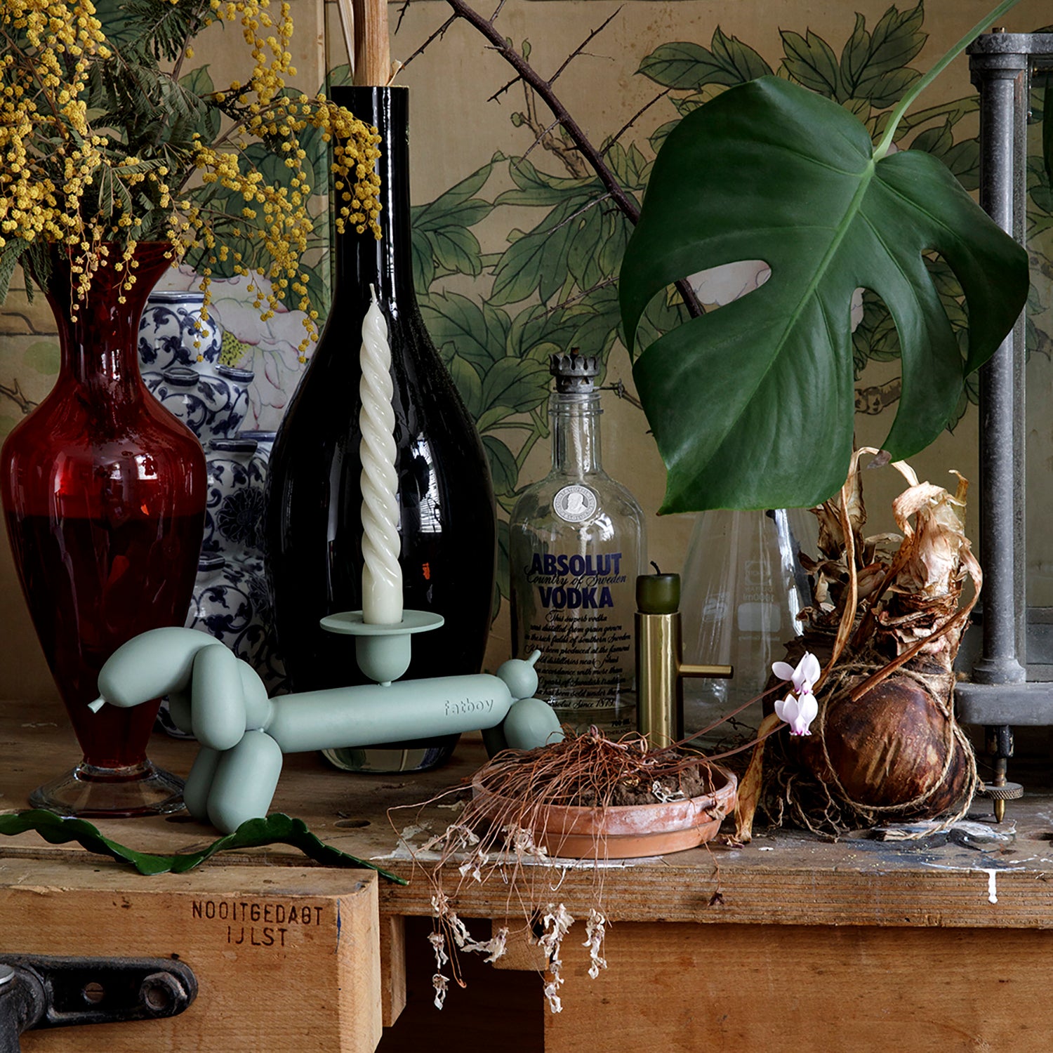 Can-dog kynttilänjalka anthracite 