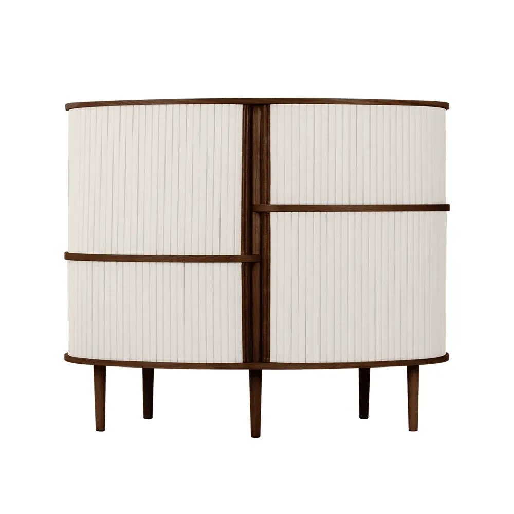 Audacious Highboard Kaappi tumma tammi/White Sands