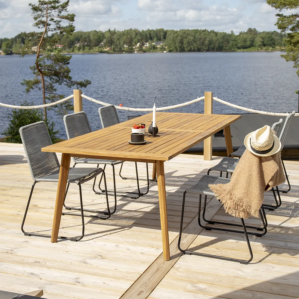 Lindos ruokailutuoli harmaa 2 kpl