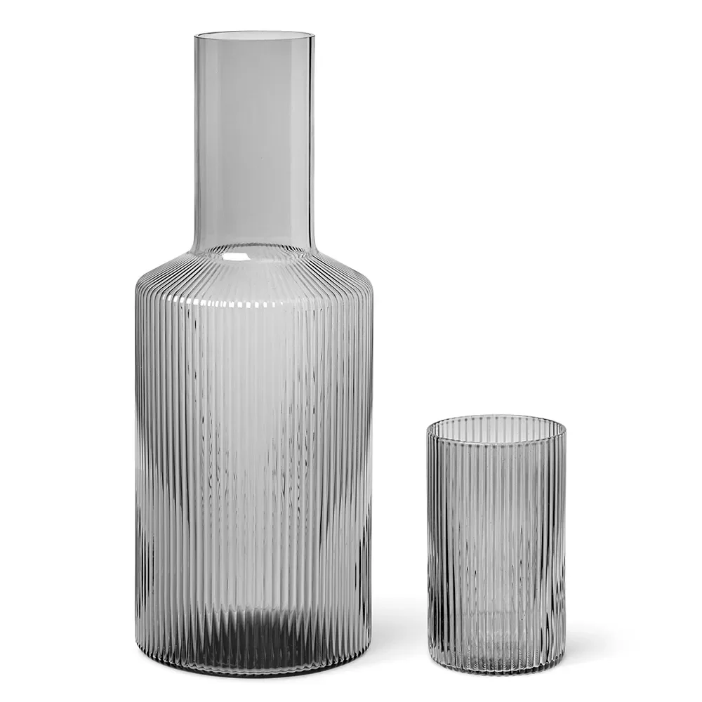 Ripple Dekantterin kansi - Smoked Grey