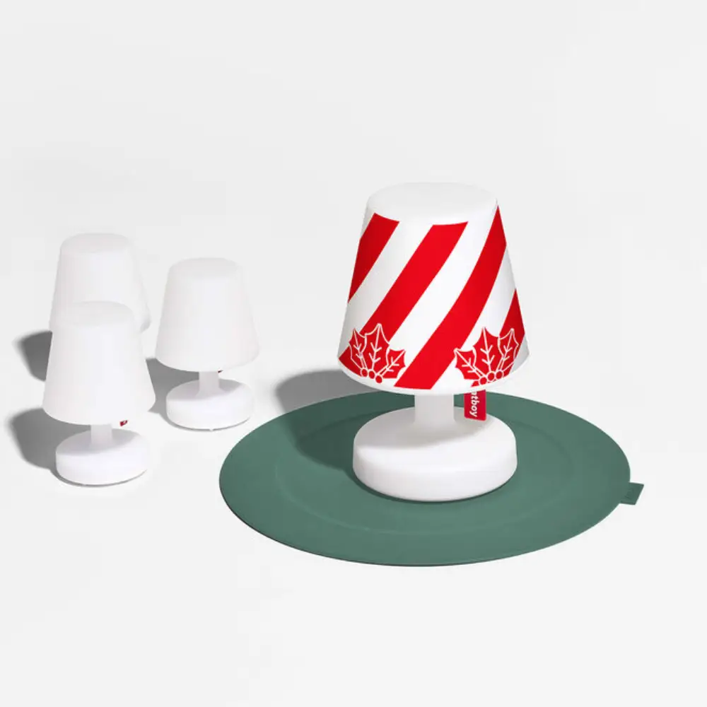 Xmas cooper cappie lampunvarjostin stripemas